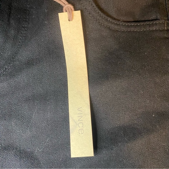 NWT Vince Wash Black Ankle Zip Skinny Jeans - Size 26 - Picture 4 of 7